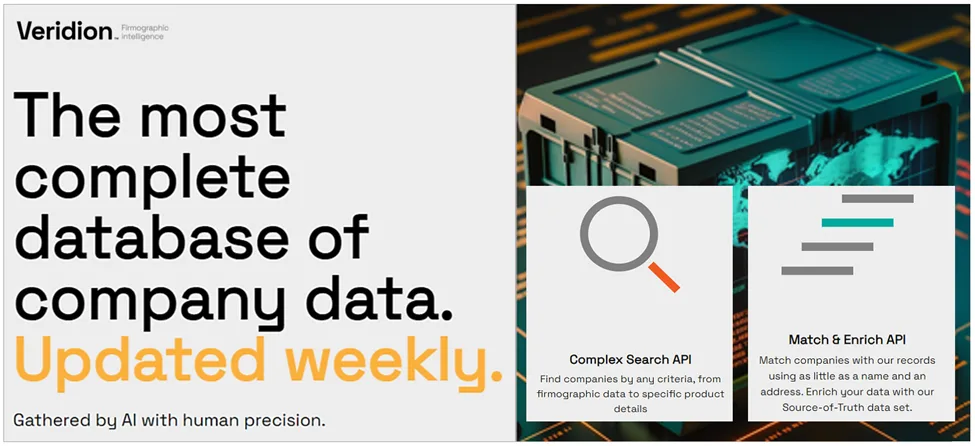 veridion tool screenshot