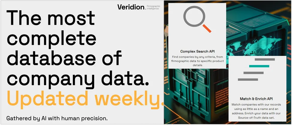 veridion tool screenshot