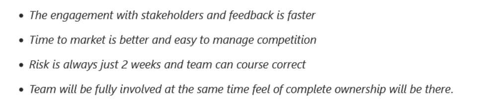 insights into why people prefer a n agile procurement approach