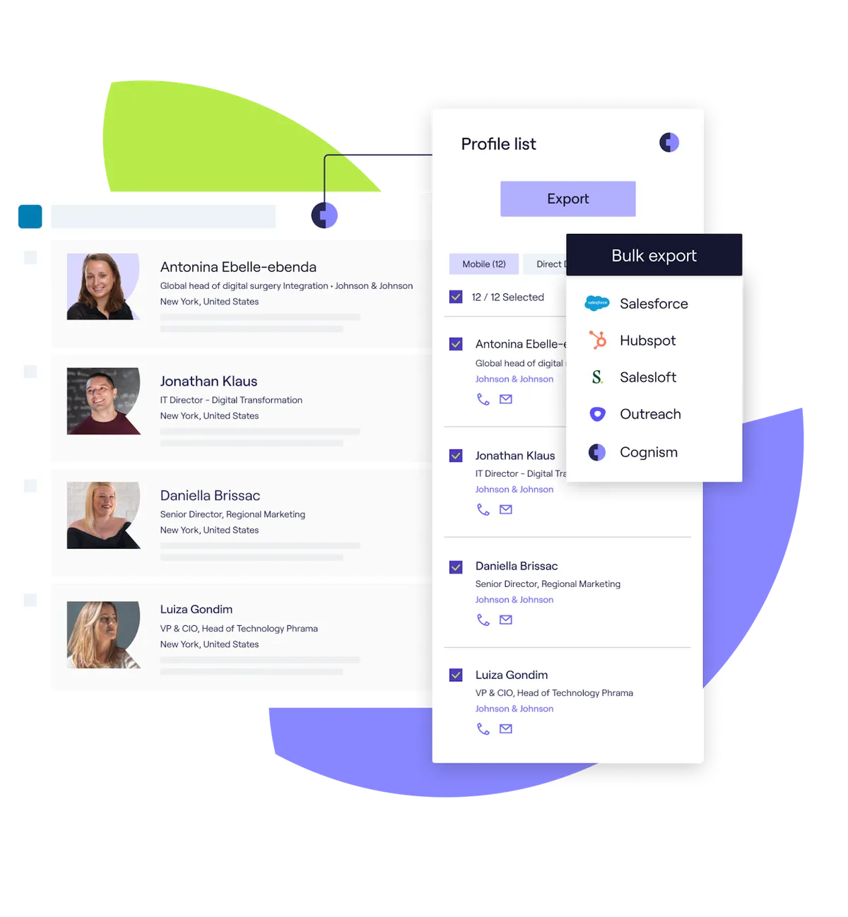 cognism tool screenshot