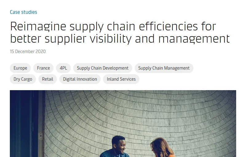 A Maersk case study on improving supply chain efficiencies