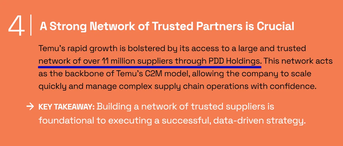 Temu’s supplier network – growth supported by 11M suppliers from PDD Holdings
