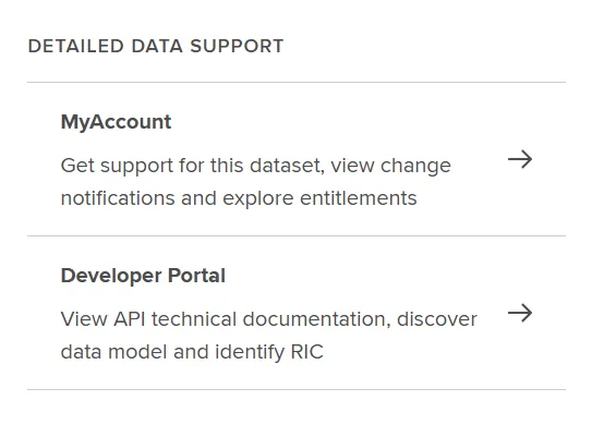 LSEG dashboard