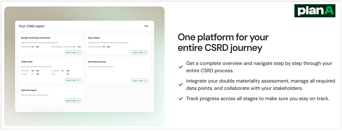 Plan A dashboard