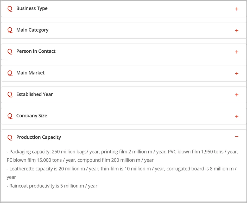 Viet Factory dashboard
