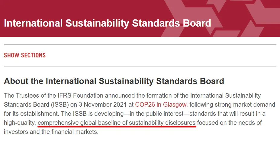 IFRS dashboard