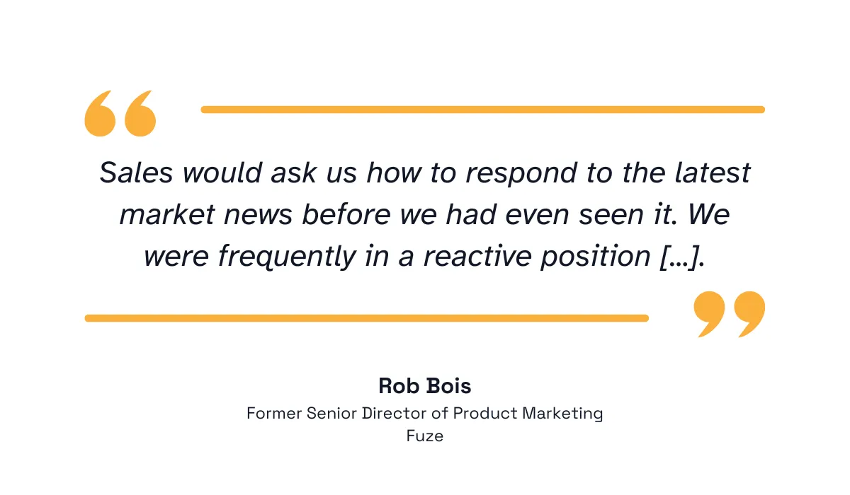 quote on responding to market news