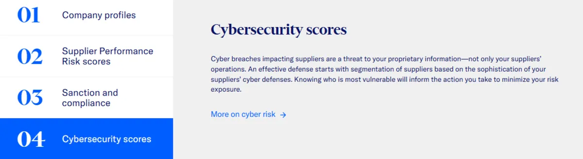 moody's tool screenshot