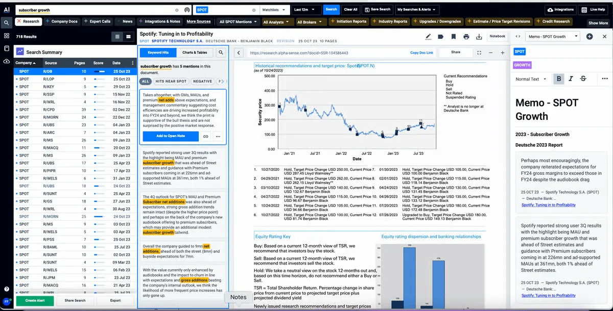 alphasense tool screenshot