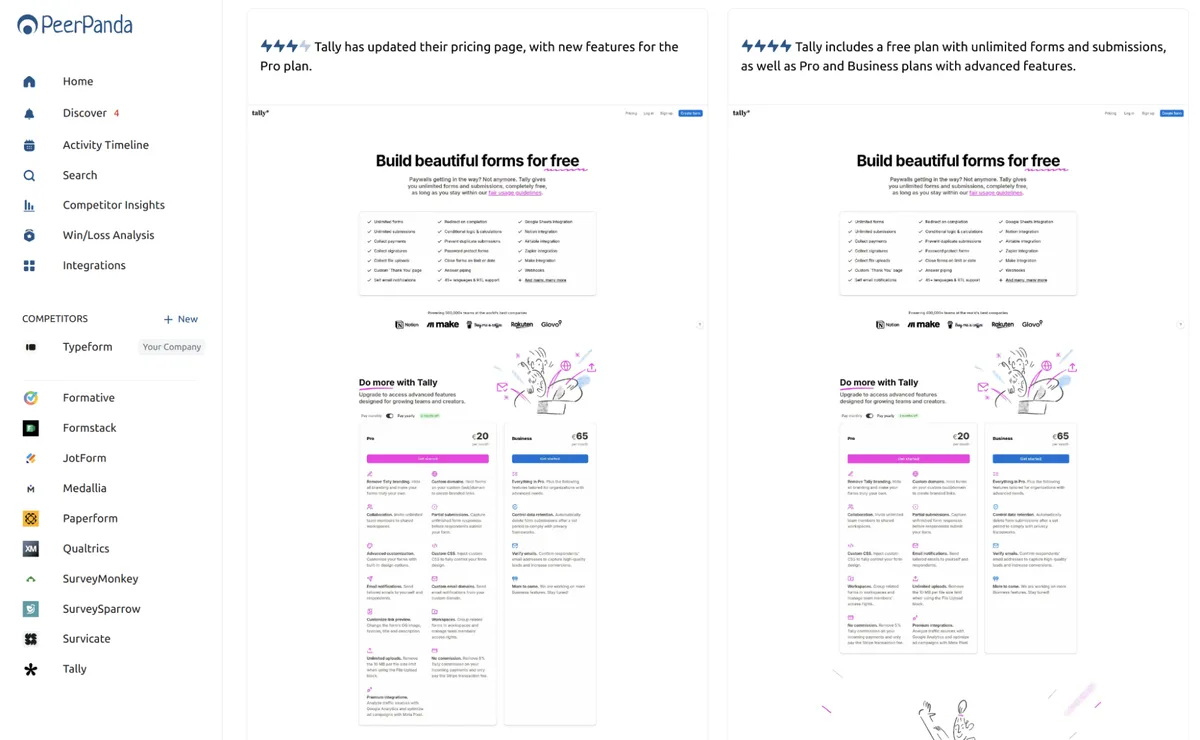 peerpanda tool screenshot