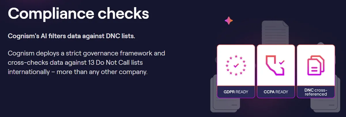 cognism tool screenshot