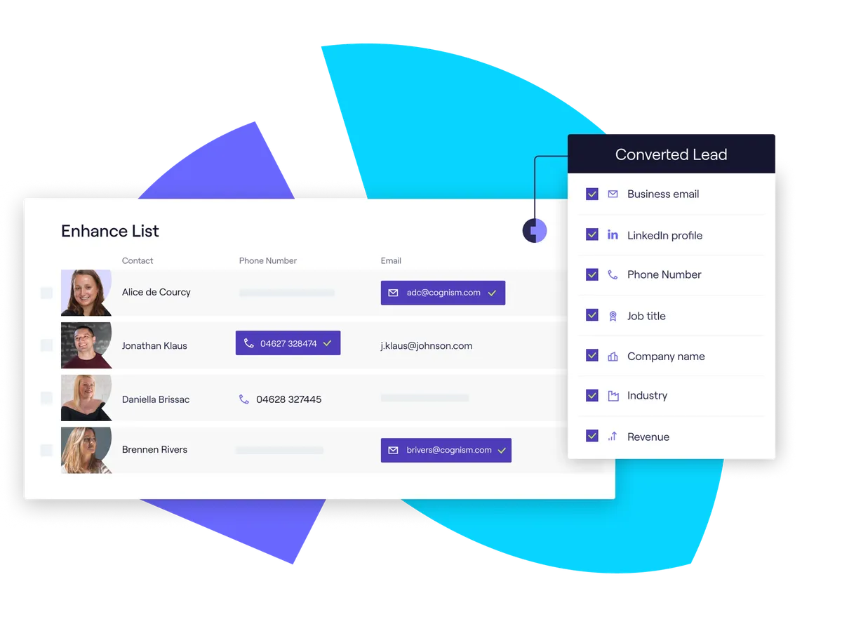 cognism tool screenshot