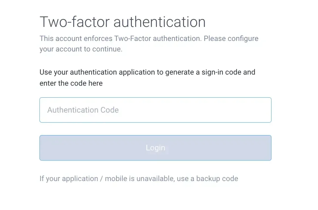 two factor authentication