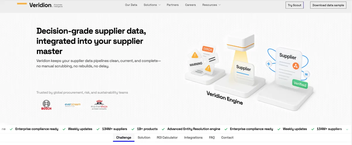 veridion screenshot