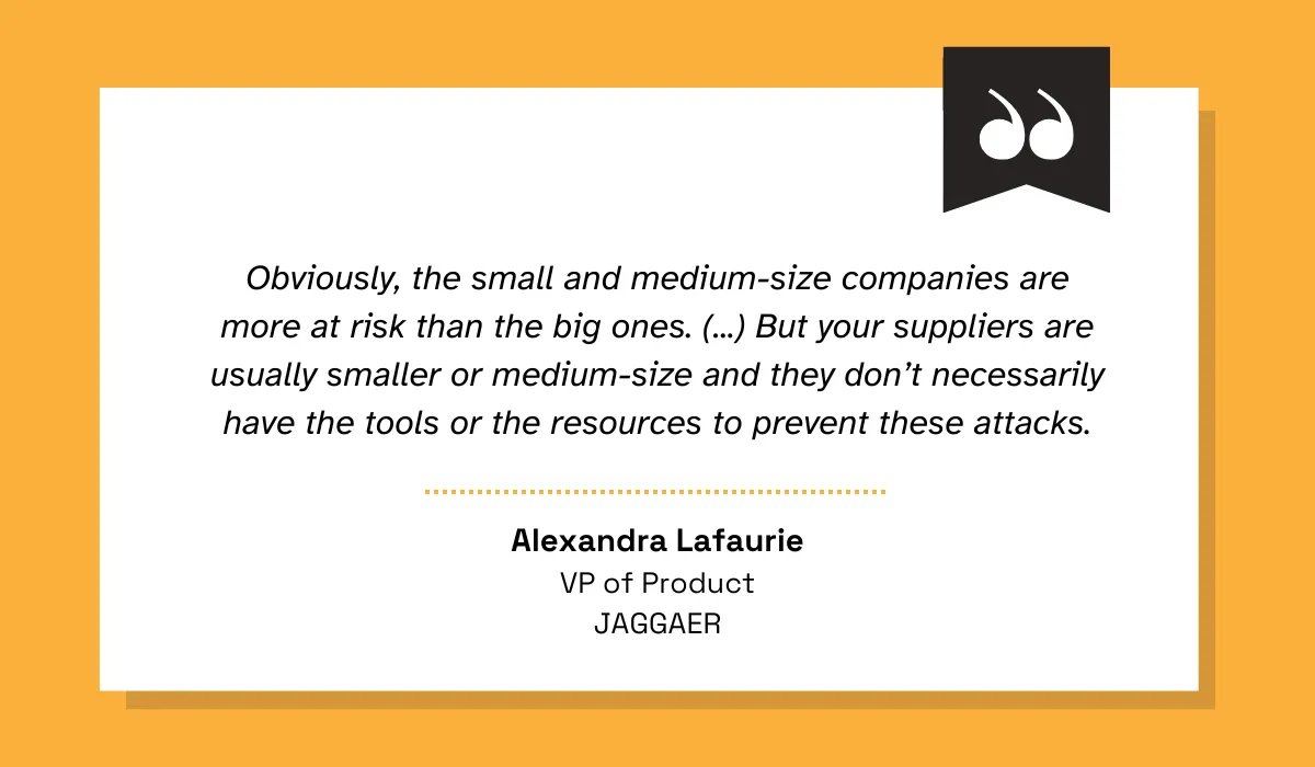 quote on how small businesses are vulnerable to vendor fraud