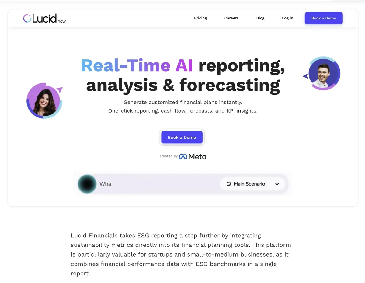 lucid financials screenshot
