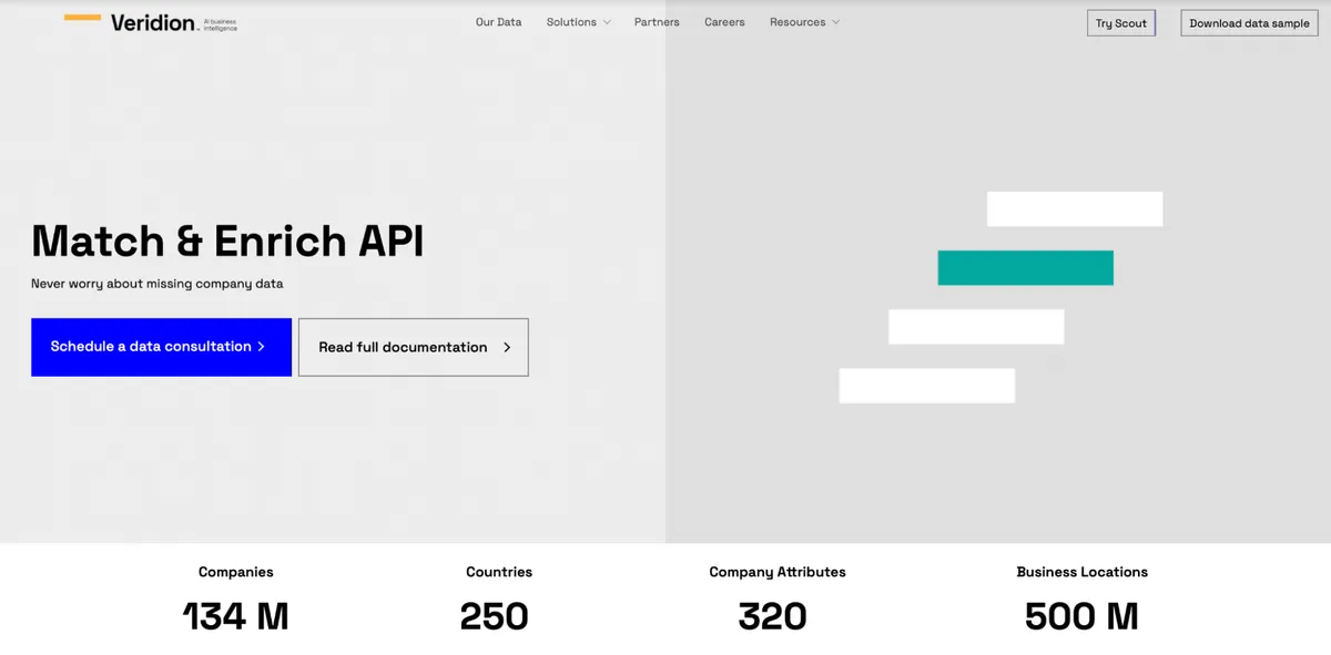 veridion screenshot
