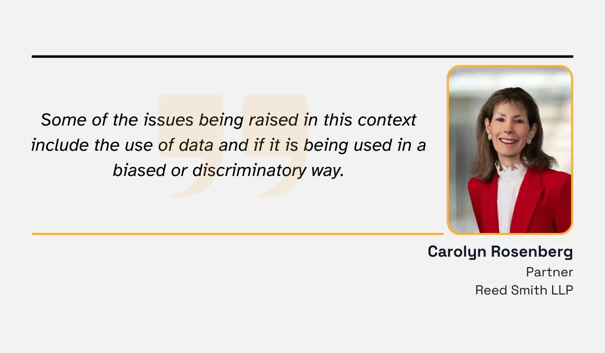 quote on the concern of regulators about using biased data