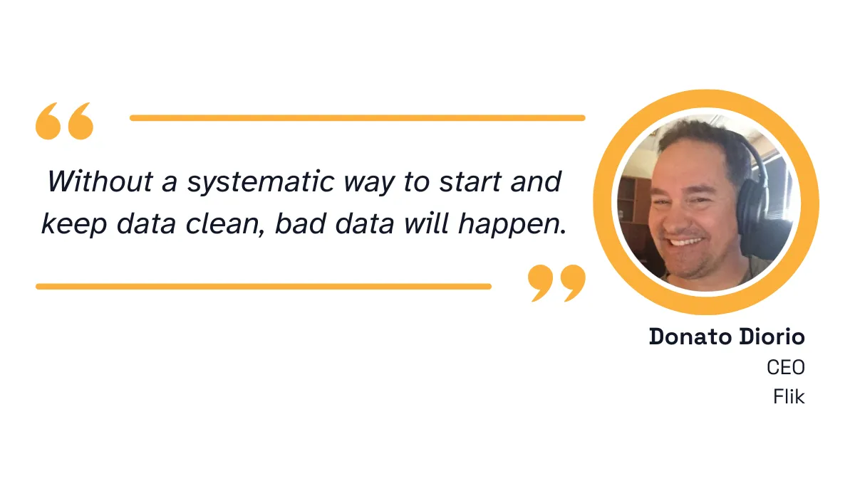 quote on what happens when you have bad data