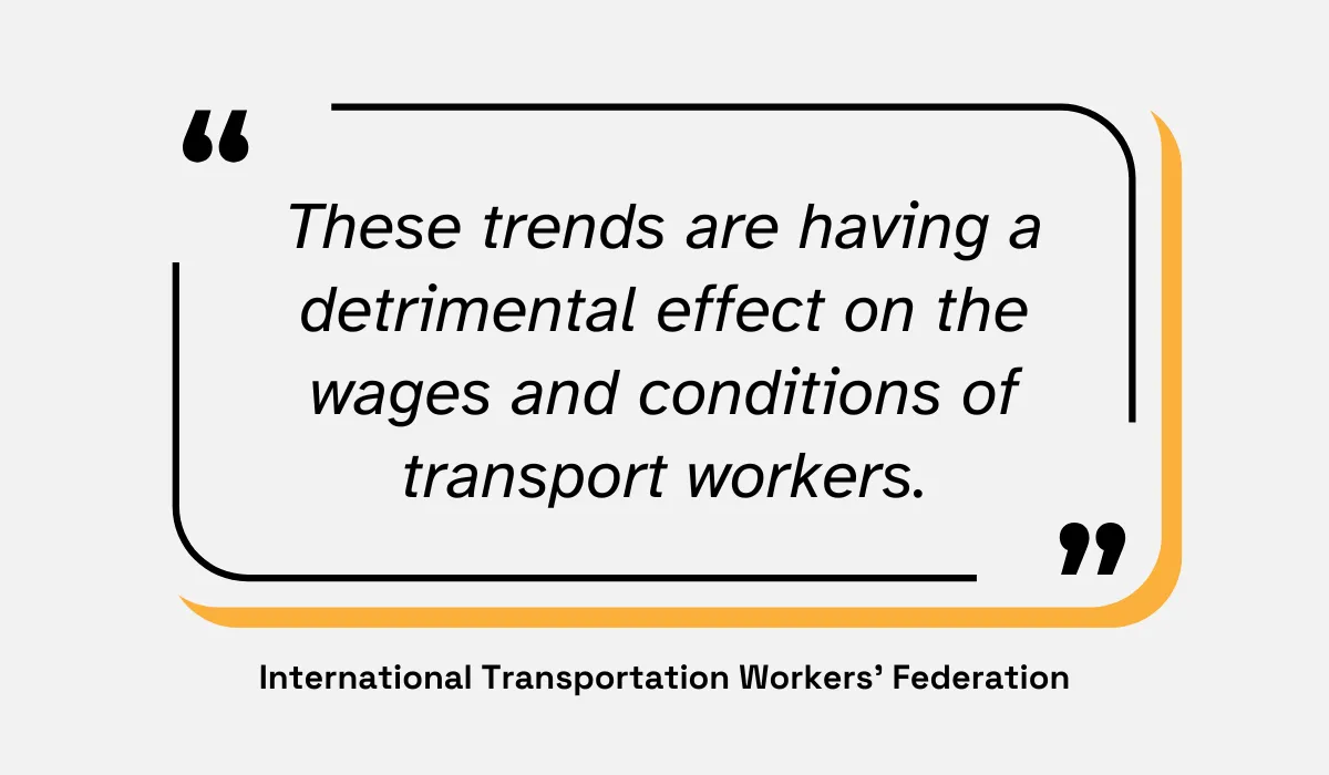 quote on the detrimental effect of not being able to find logistics workers