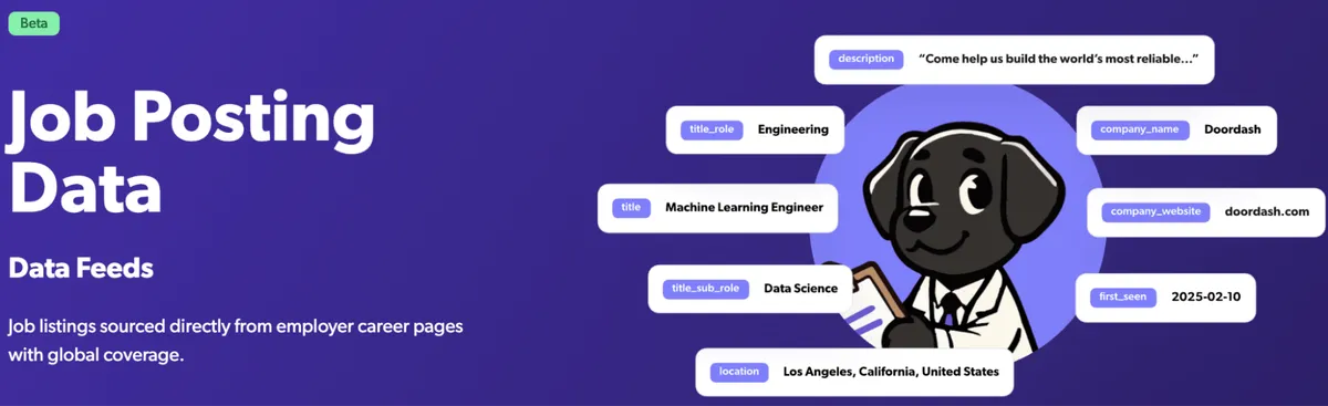 People Data Labs dashboard