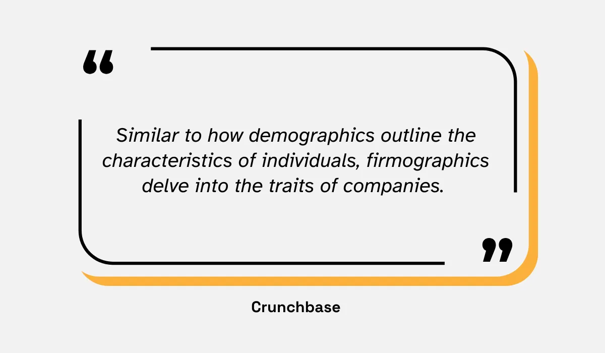 firmographics definition