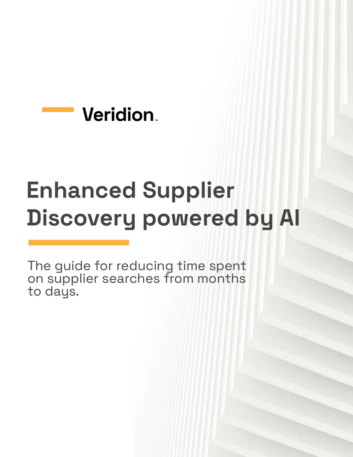 Enhanced Supplier Discovery powered by AI — report cover