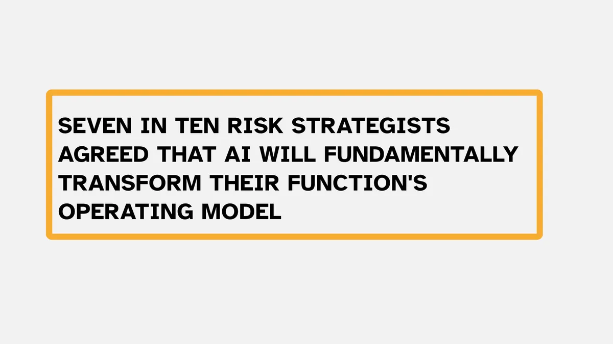 EY's 2026 Global Risk Transformation Study statistic