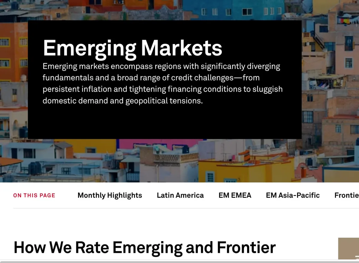 Emerging markets can introduce additional credit risks through inflation, financing pressure, weak demand, and geopolitical uncertainty