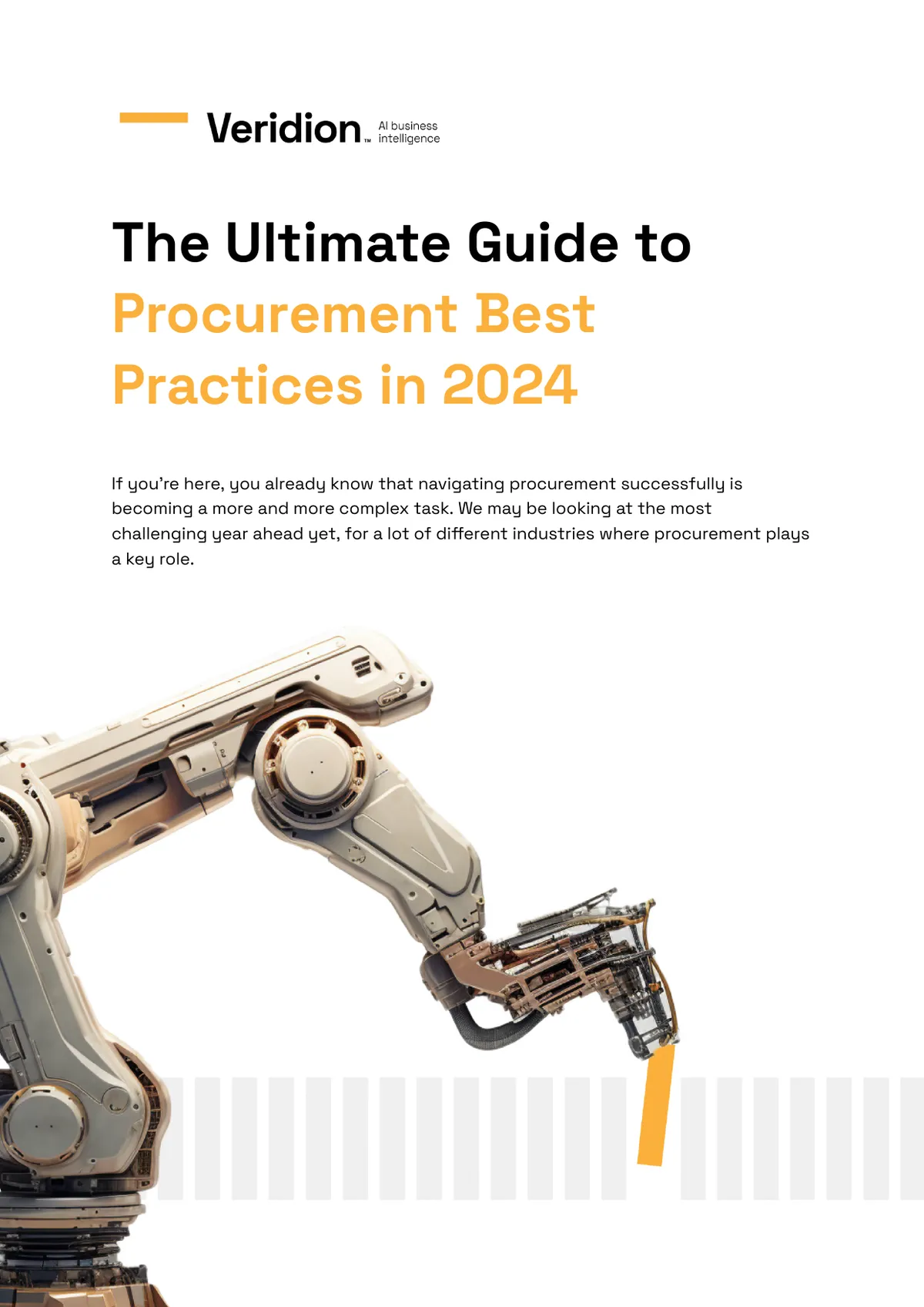 The Ultimate Guide to Procurement Best Practices in 2024 — report cover